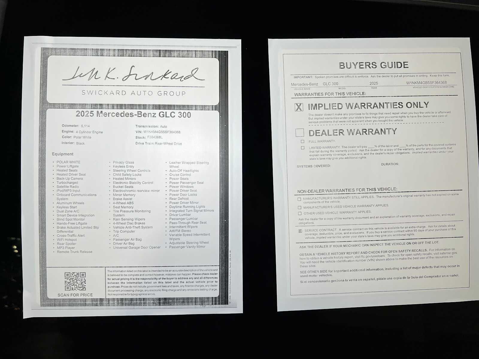 2025 Mercedes-Benz GLC GLC 300