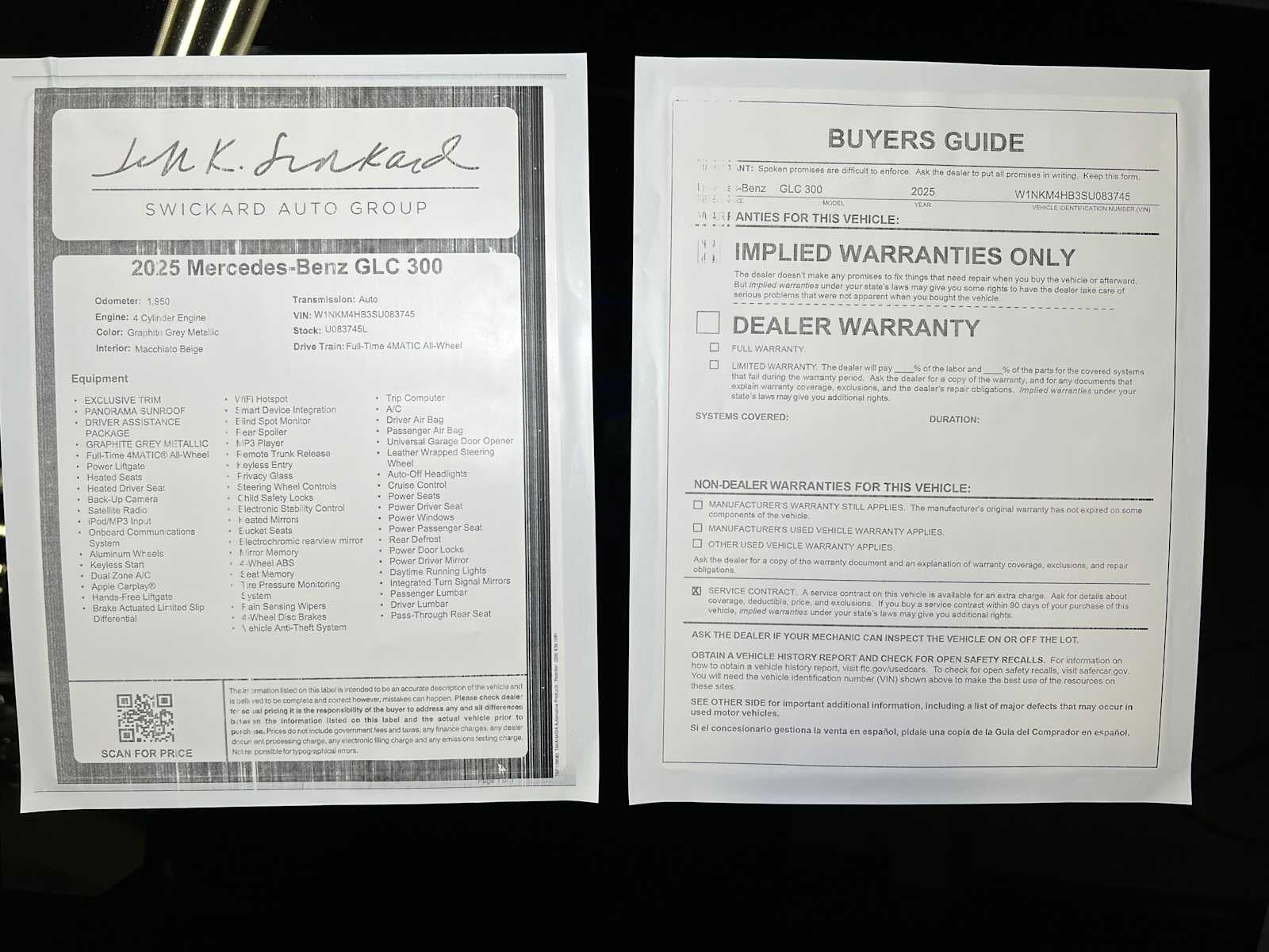 2025 Mercedes-Benz GLC GLC 300