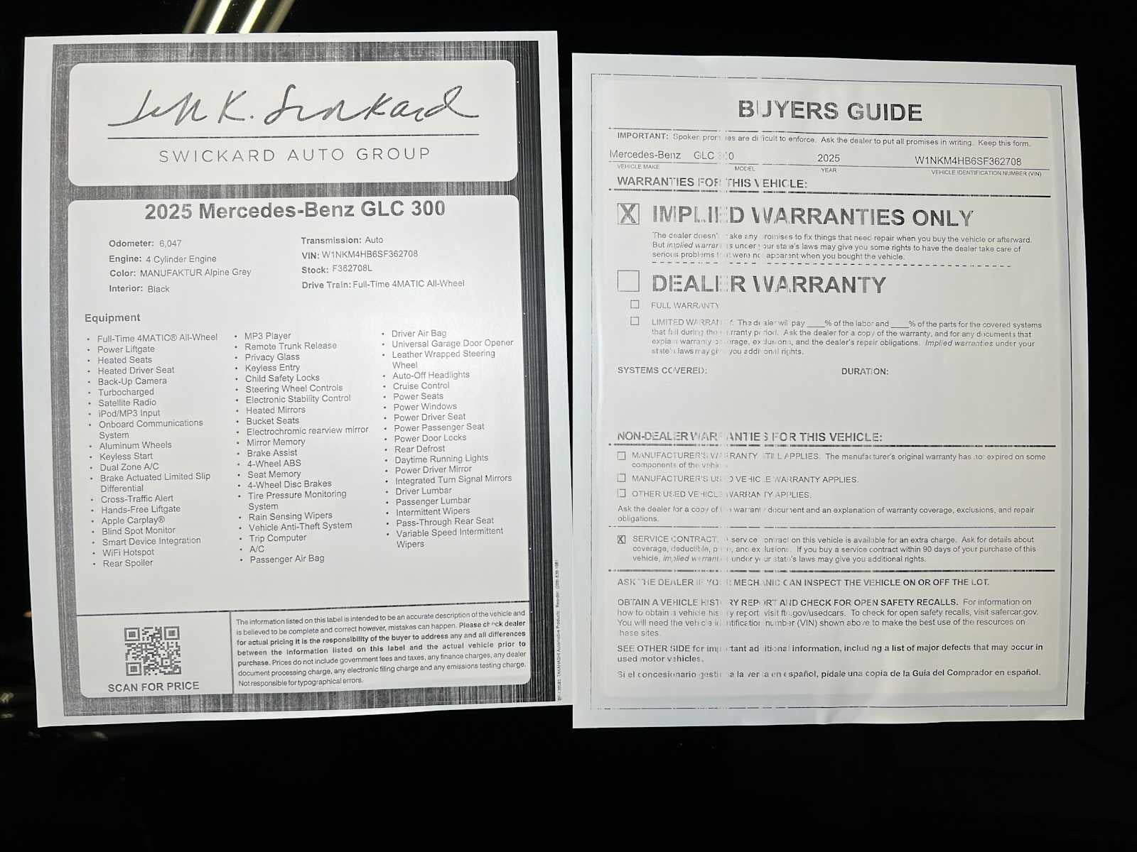 2025 Mercedes-Benz GLC GLC 300