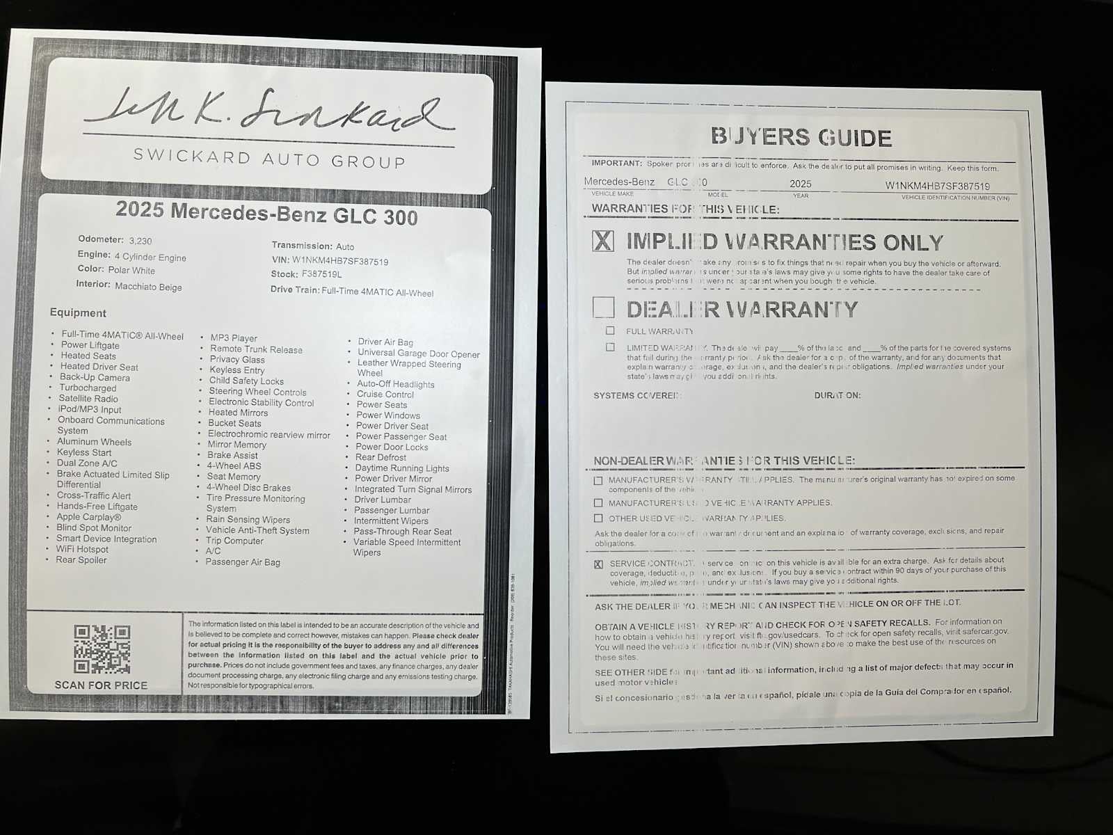 2025 Mercedes-Benz GLC GLC 300