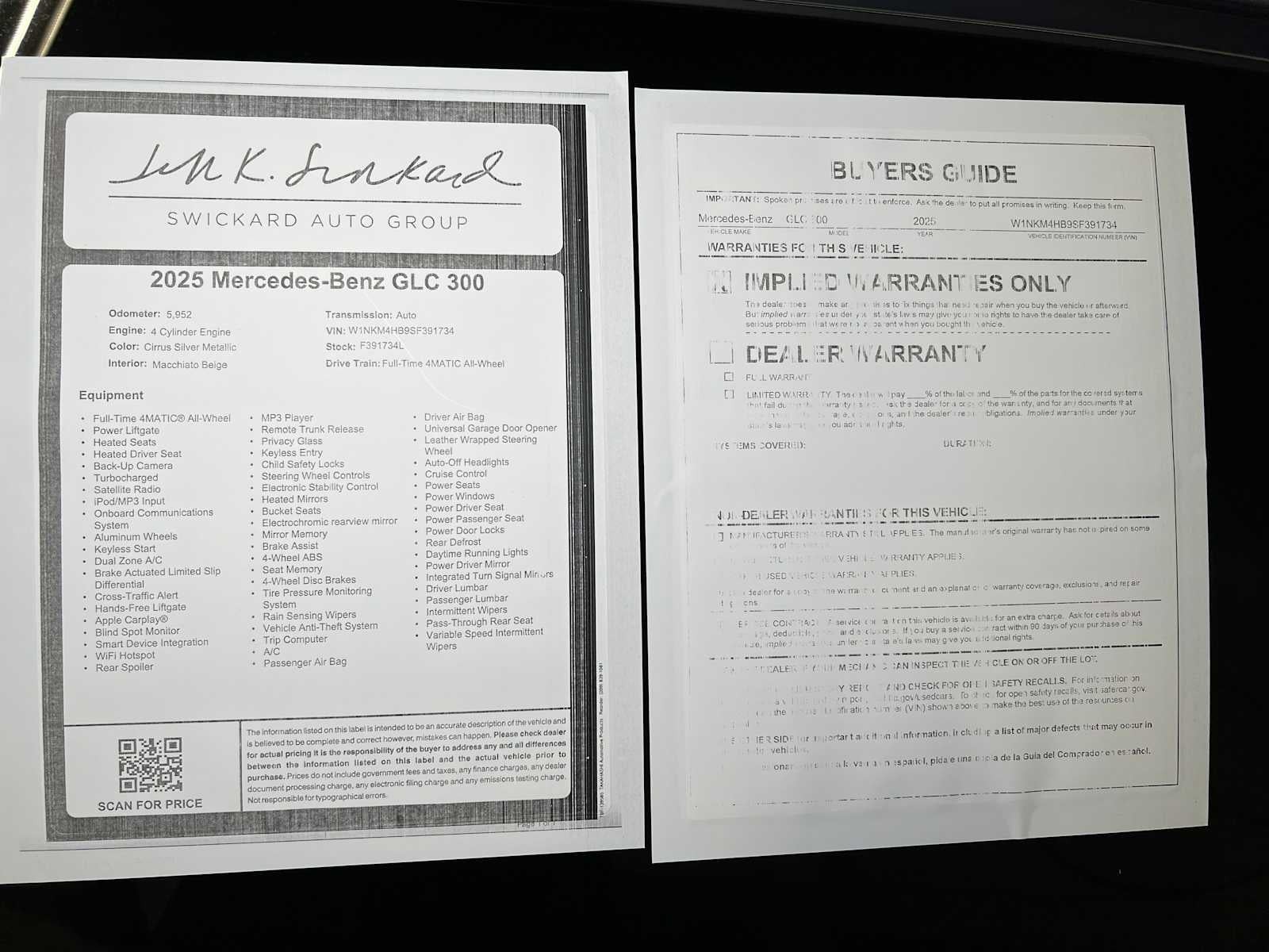 2025 Mercedes-Benz GLC GLC 300