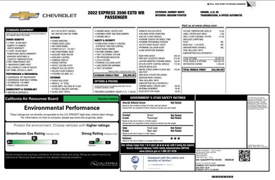 2022 Chevrolet Express Passenger LT