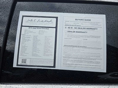 2015 Jeep Grand Cherokee Overland