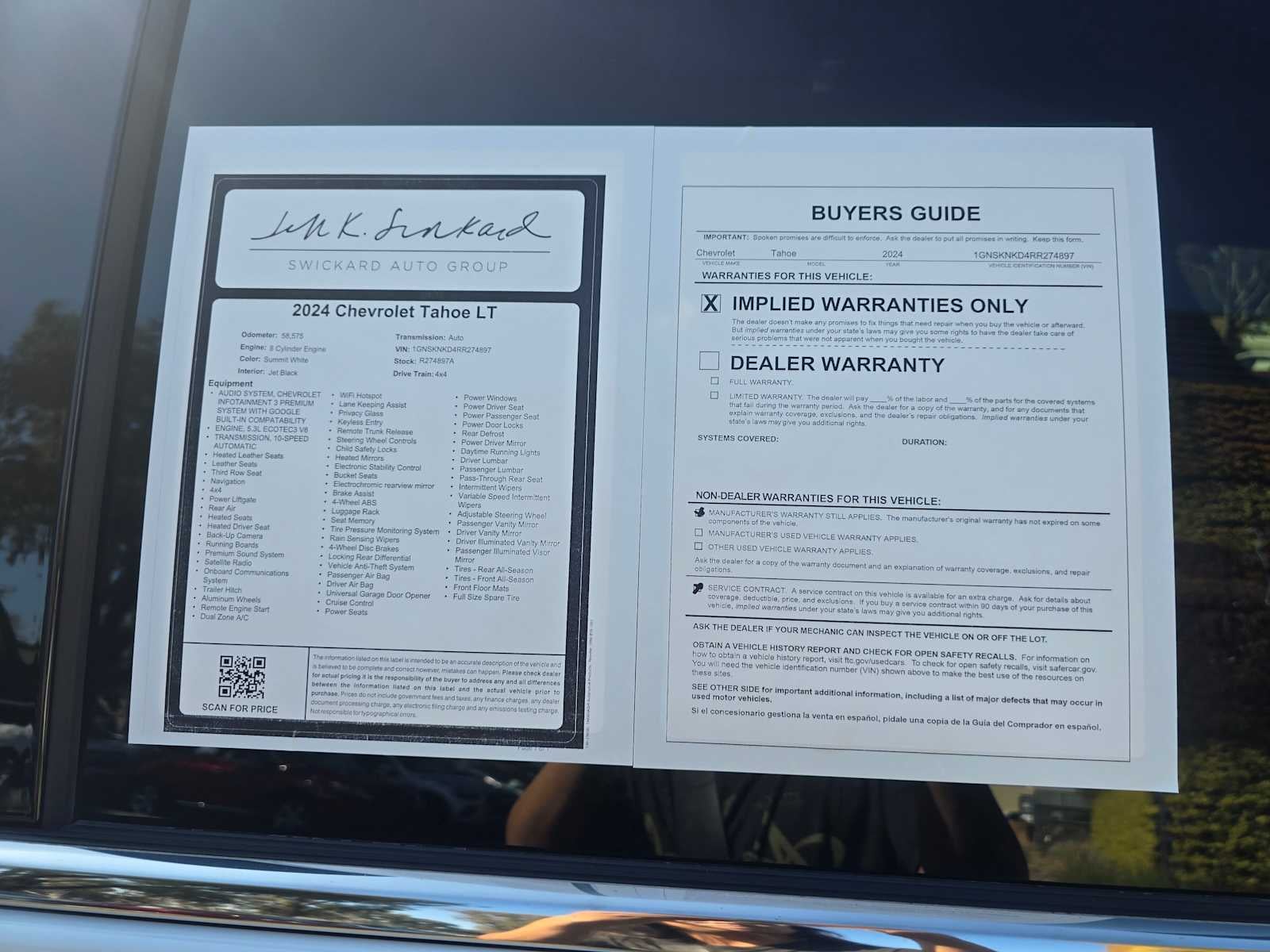 2024 Chevrolet Tahoe LT