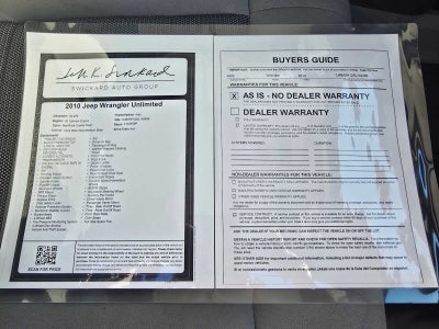 2010 Jeep Wrangler Unlimited Sahara