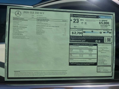 2026 Mercedes-Benz GLE 350 SUV