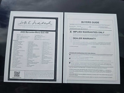 2026 Mercedes-Benz GLE 450 4MATIC® SUV