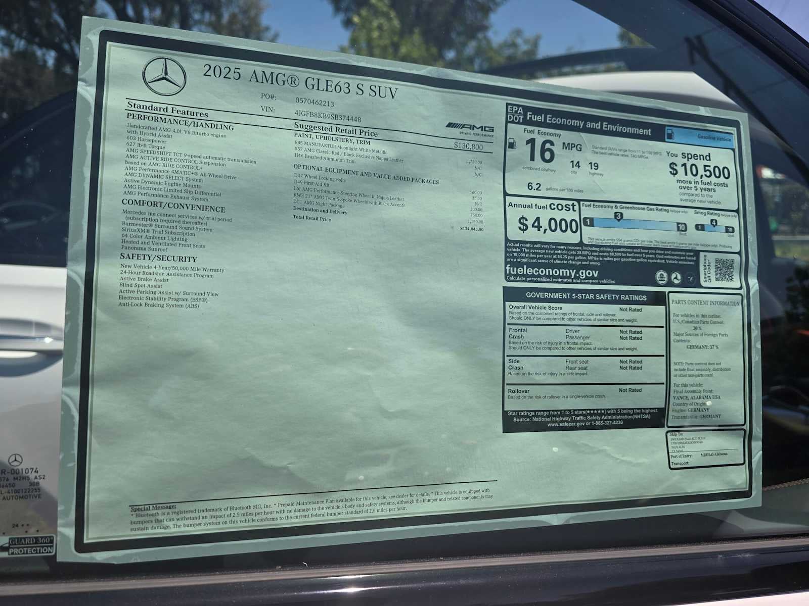 2025 Mercedes-Benz GLE AMG® GLE 63 S