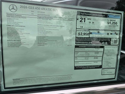 2026 Mercedes-Benz GLS 450 4MATIC® SUV