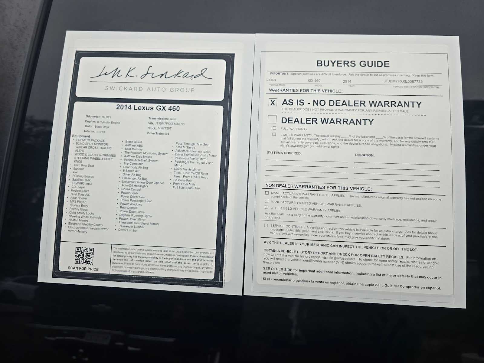 2014 Lexus GX 460 4WD 4dr