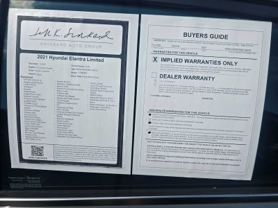 2021 Hyundai Elantra Limited