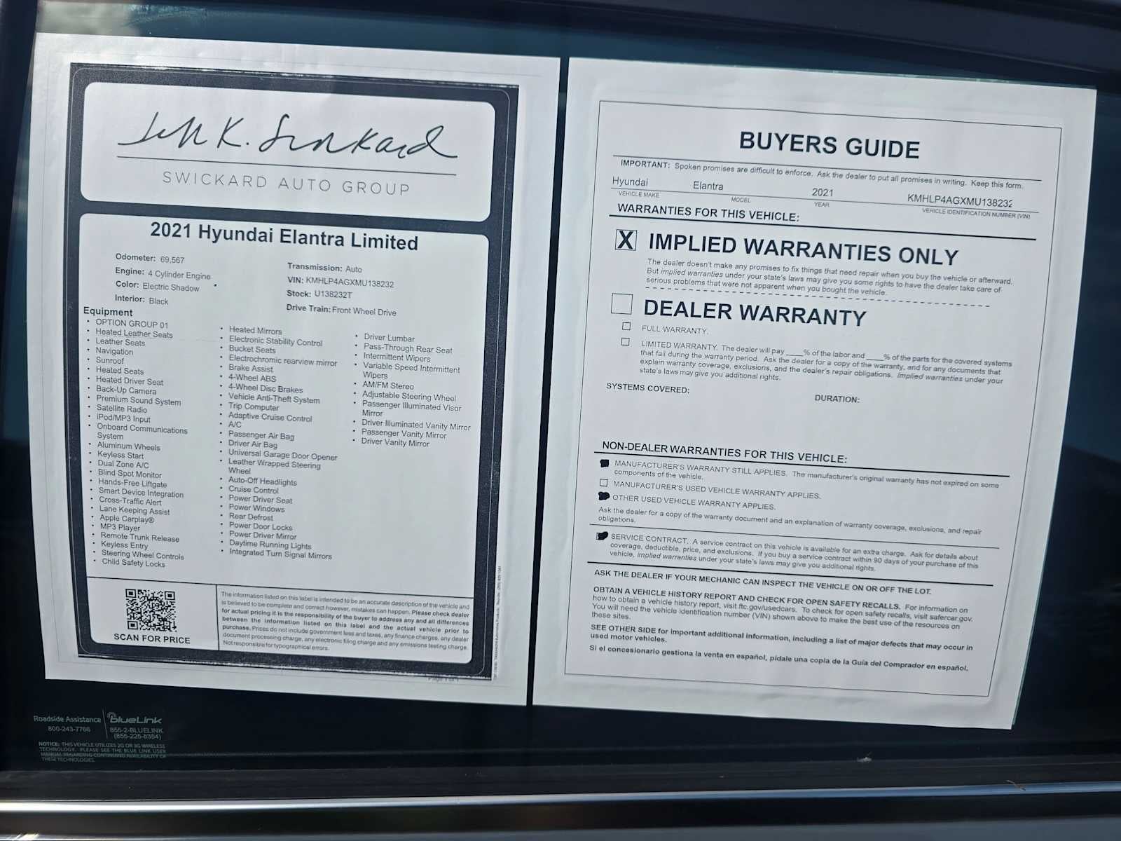 2021 Hyundai Elantra Limited