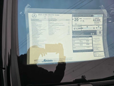 2025 Mercedes-Benz S-Class S 580