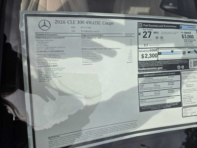 2026 Mercedes-Benz CLE CLE 300