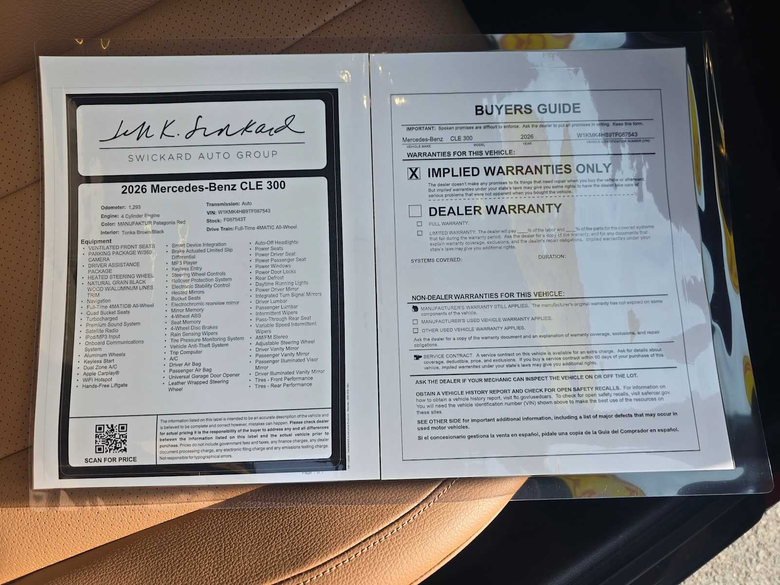 2026 Mercedes-Benz CLE 300 4MATIC® Cabriolet