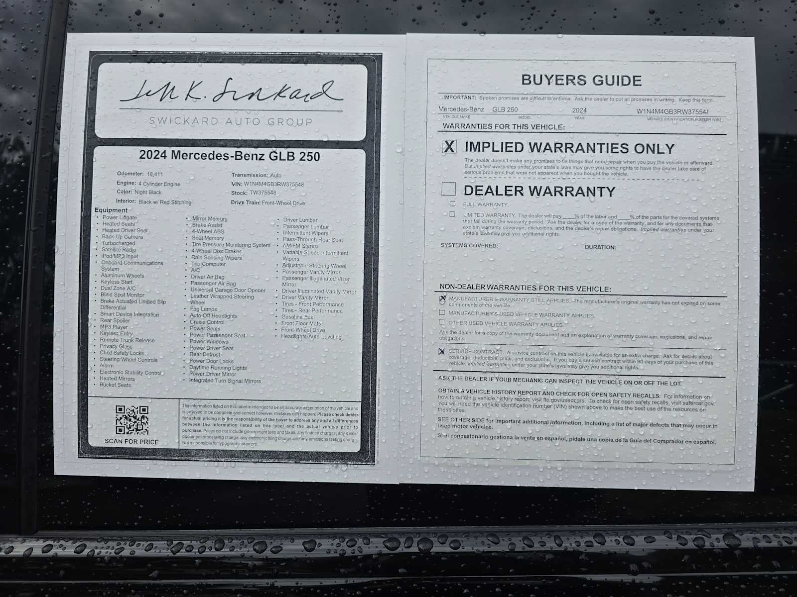 2024 Mercedes-Benz GLB GLB 250