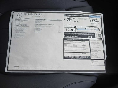 2025 Mercedes-Benz GLA GLA 250