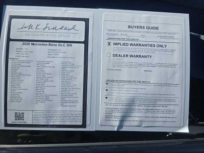 2026 Mercedes-Benz GLC 300 4MATIC® Coupe