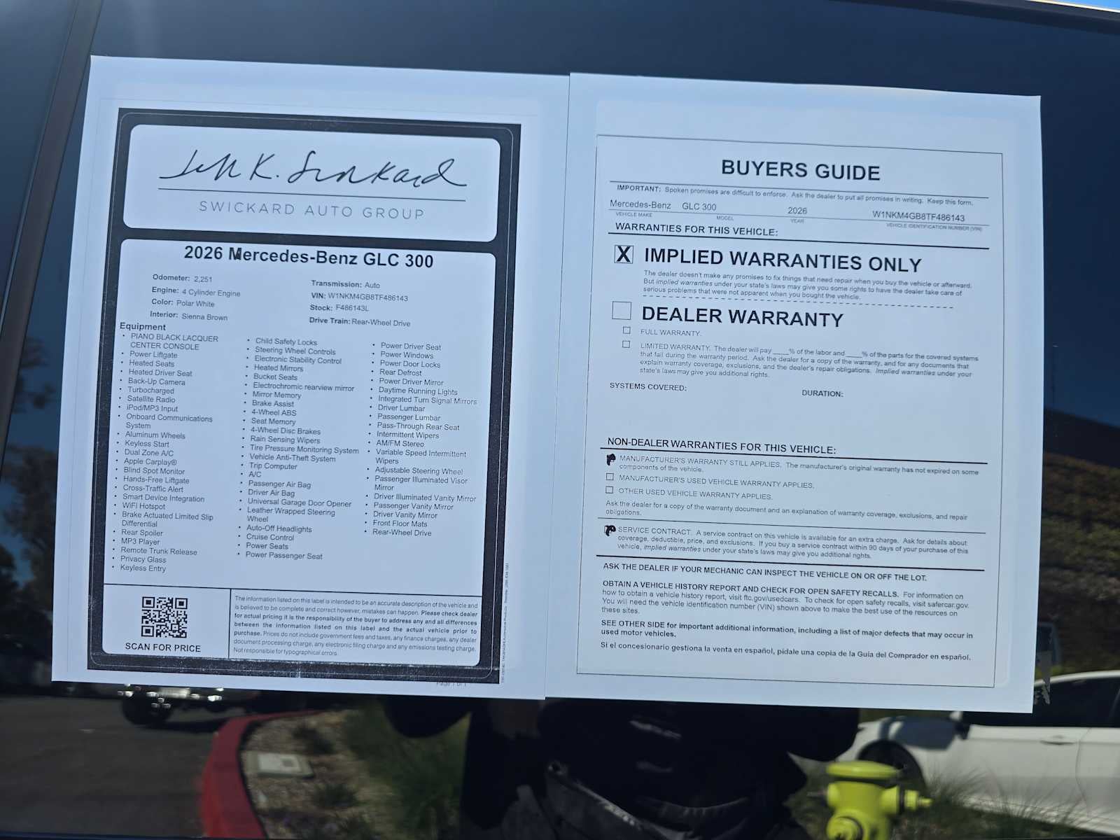 2026 Mercedes-Benz GLC 300 SUV