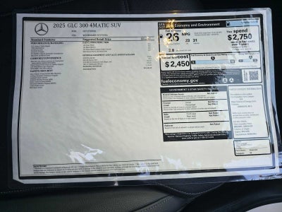 2025 Mercedes-Benz GLC GLC 300