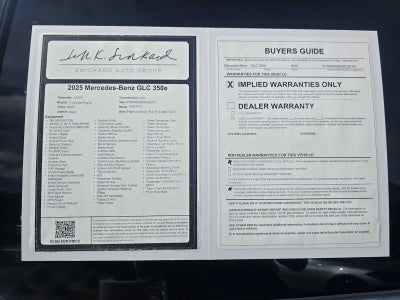 2025 Mercedes-Benz GLC 350e 4MATIC® SUV
