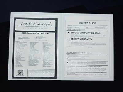 2020 Mercedes-Benz AMG® G 63 4MATIC® SUV