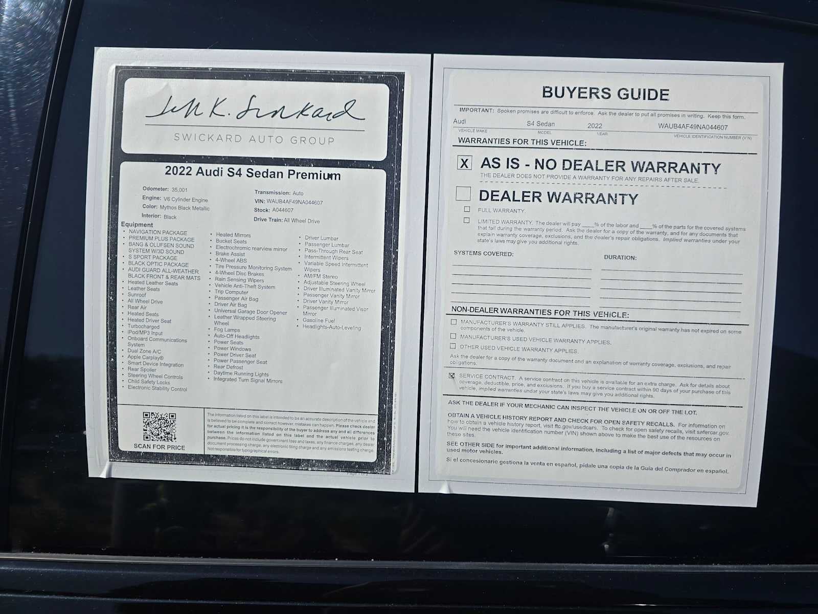 2022 Audi S4 Sedan Premium Plus