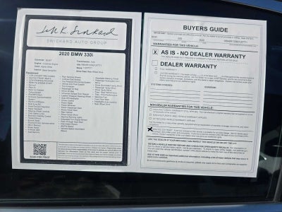 2020 BMW 330i 330i