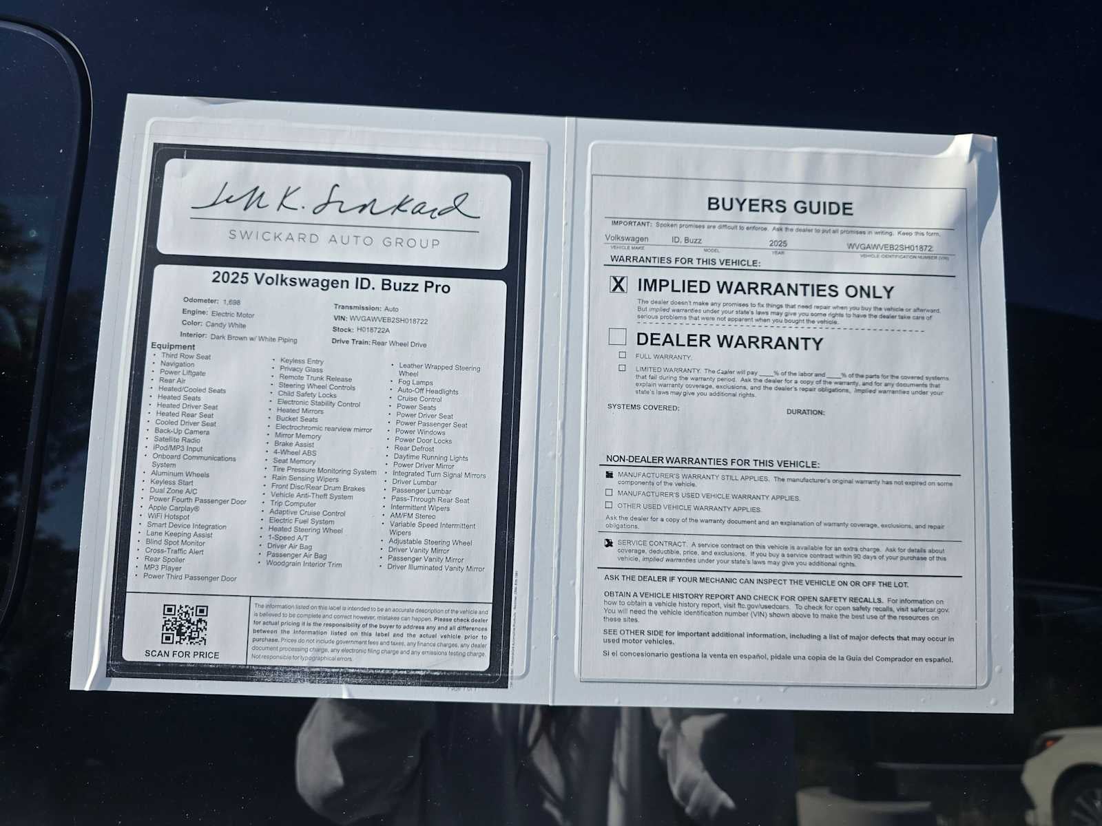 2025 Volkswagen ID. Buzz Pro S